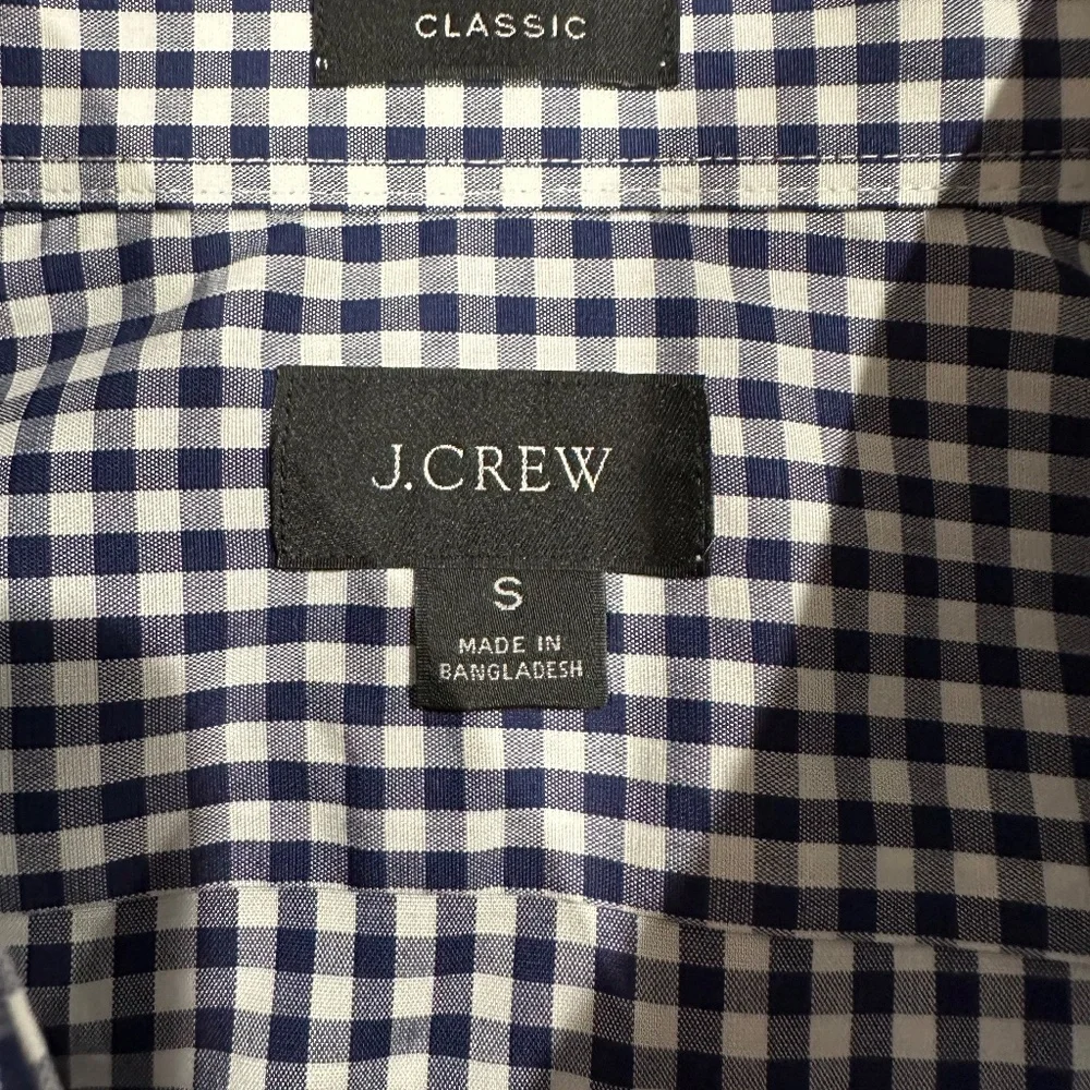 J Crew Classic‎ Plaid Shirt - Size S.